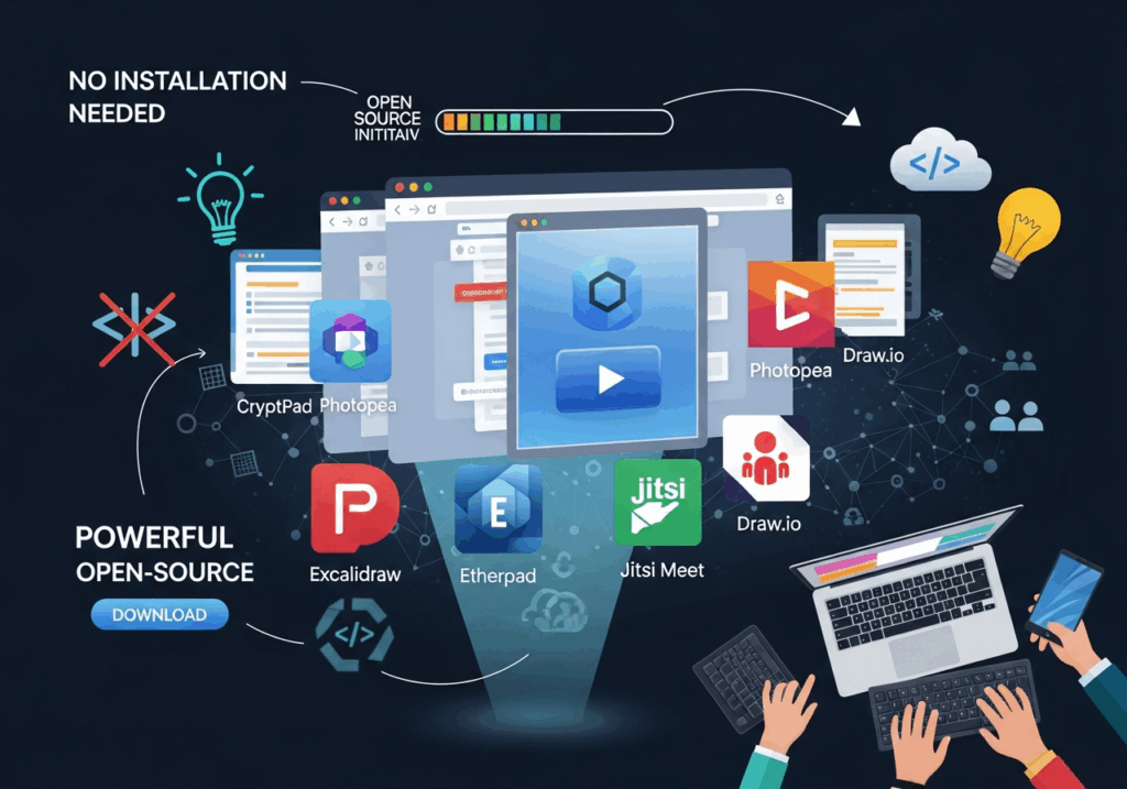 Powerful Open-Source Web Apps You Can Use Instantly (No Installation Needed)